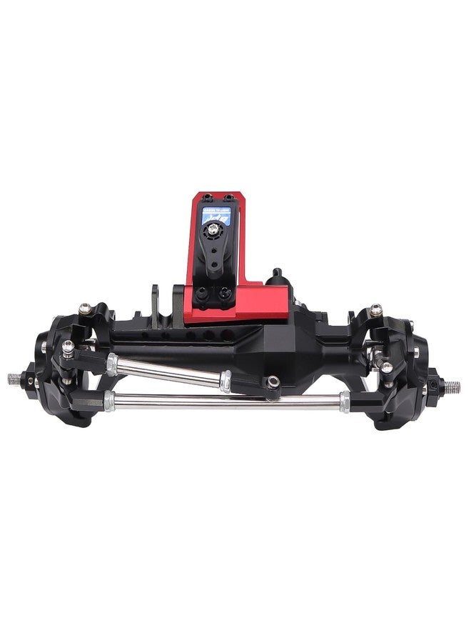RCJUMPANT BTA Servo Mount for Vanquish VS4-10 Phoenix F10 Portal Axle - Low CG CNC Upgrade - Fits VP F10 Nylon/F10T Aluminum Axles - 1/10 RC Crawler (Red) - Image 5